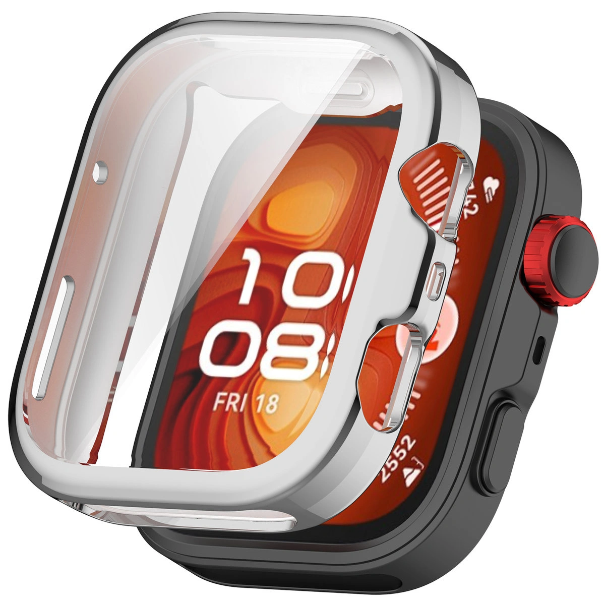Plecki ze szkłem Bizon Case Watch Felipe dla Huawei Watch Fit 4 Pro